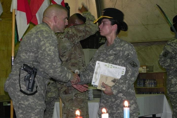 Woman warrior, Beth King in Afghanistan