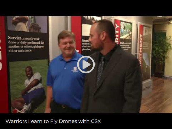 Warriors Learn to Fly Drones with CSX