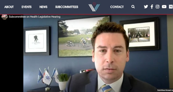 WWP's Brian Dempsey testifies before Congress.