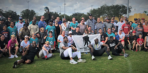 NFL players show support for Wounded Warrior Project. Heading into Super Bowl LVI, WWP highlights this partnership with the NFL. 