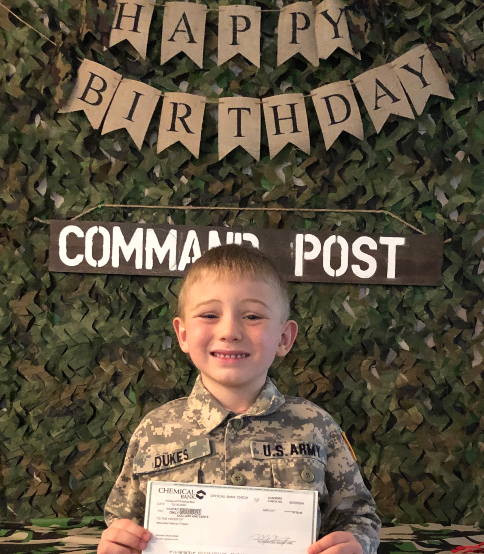 6-Year-Old Donates Birthday Money to Injured Veterans