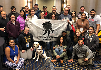 Veterans connecting at Wounded Warrior Project event