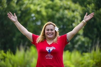 Wounded warrior Pele Hunkin celebrates her journey to sobriety and the life she created after struggling with substance use. 
