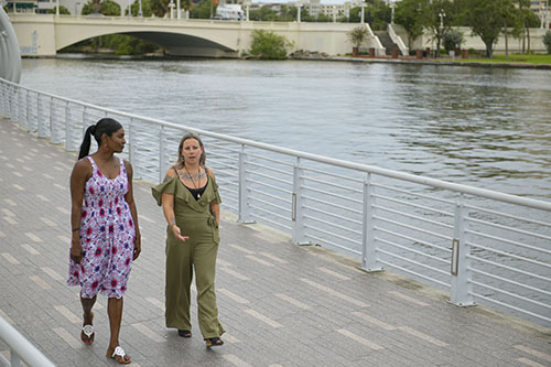 WWP warriors Tonya Oxendine and Jessica Coulter.