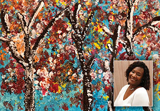 Wounded Warrior Project's virtual art classes helped veteran Yolanda Jones, the 