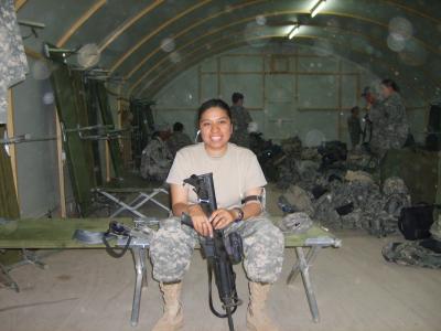 veteran Leslie - female warrior